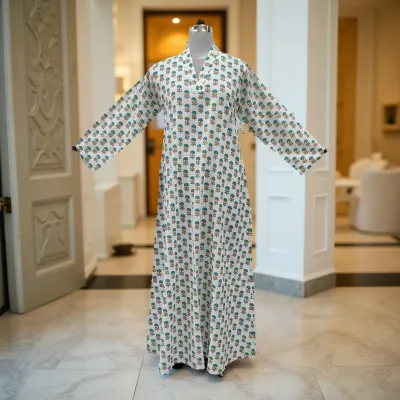 Cotton Jalabiya Dress Teena Crystal 08
