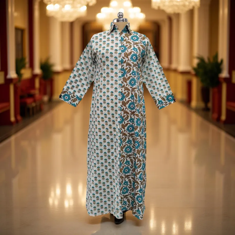Cotton Jalabiya Dress Singapore Crystal 04