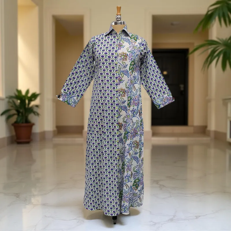 Cotton Jalabiya Dress Singapore Crystal 05