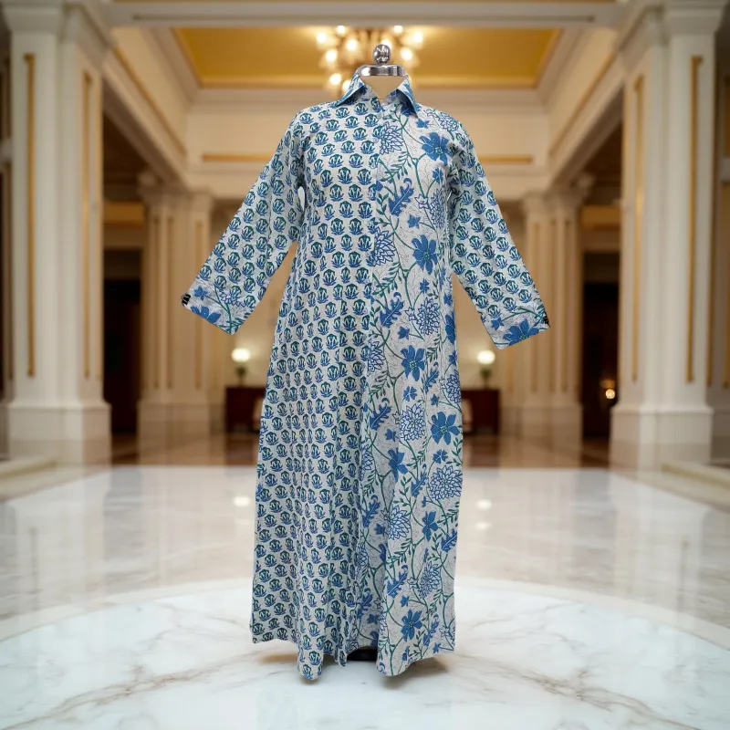 Cotton Jalabiya Dress Singapore Crystal 08