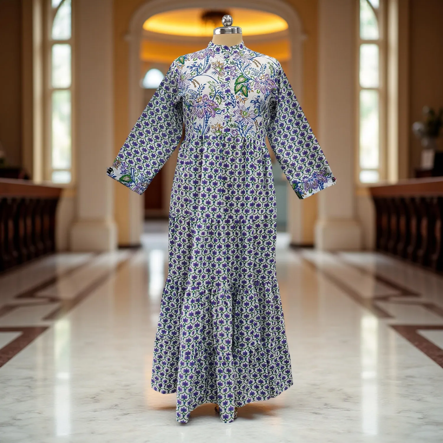 Cotton Jalabiya Dress Safia 06