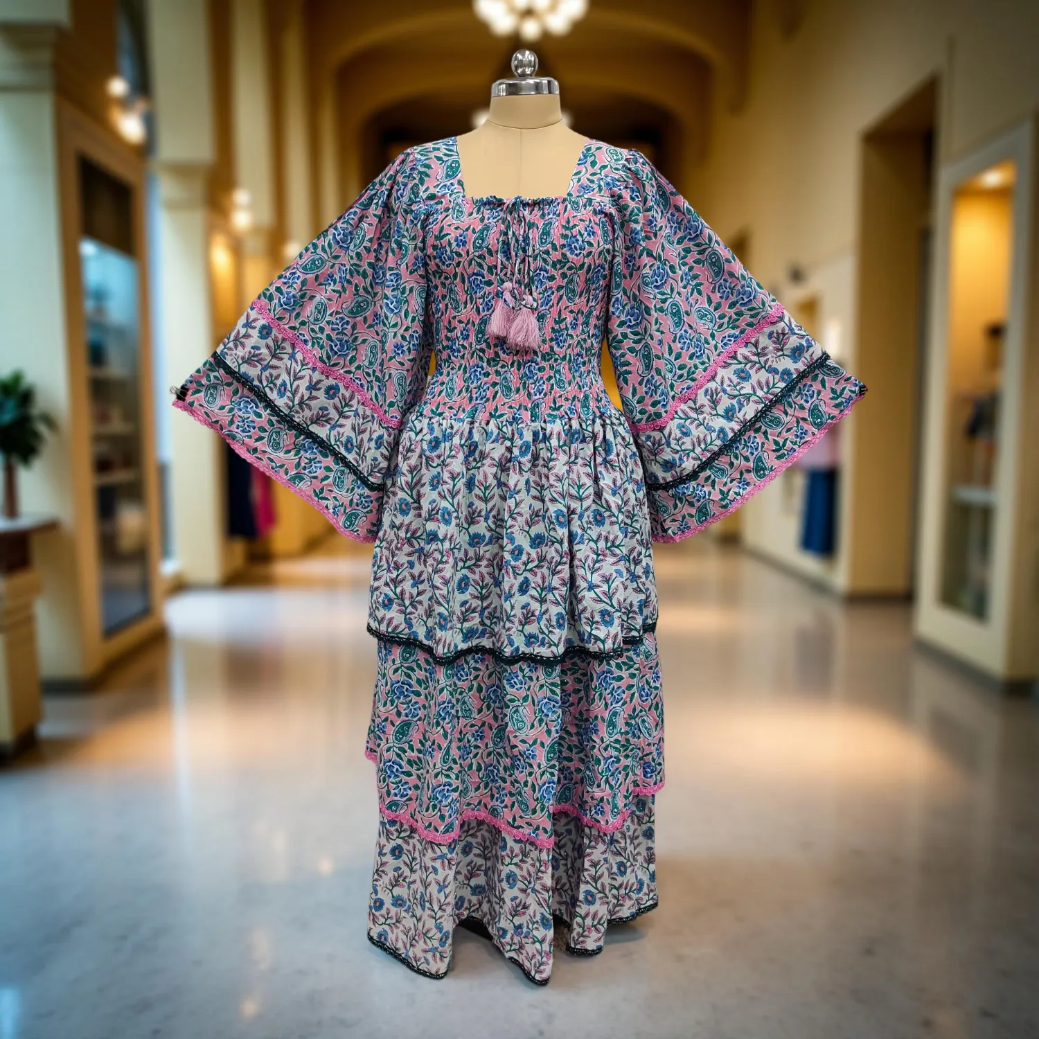 Cotton Jalabiya Dress Rahima Crystal 10