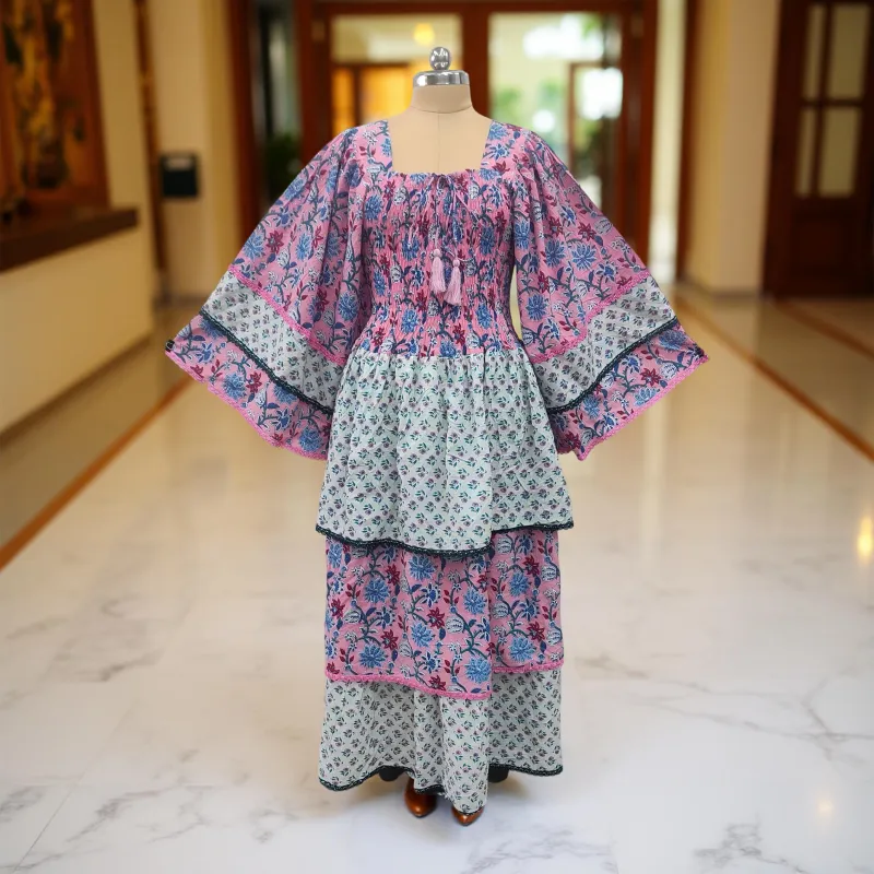 Cotton Jalabiya Dress Rahima Crystal 06