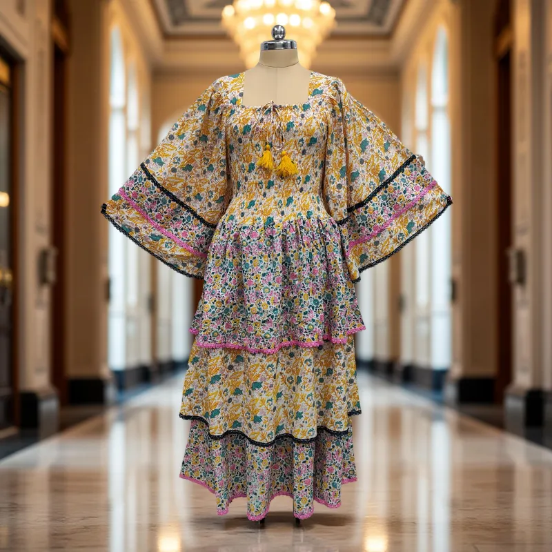 Cotton Jalabiya Dress Rahima Crystal 09