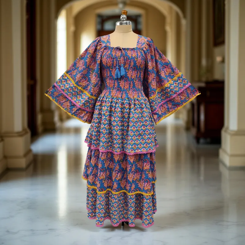 Cotton Jalabiya Dress Rahima Crystal 08