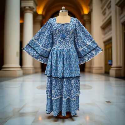 Cotton Jalabiya Dress Rahima Crystal 05