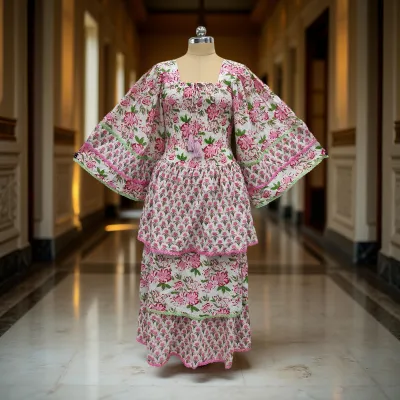 Cotton Jalabiya Dress Rahima Crystal 03