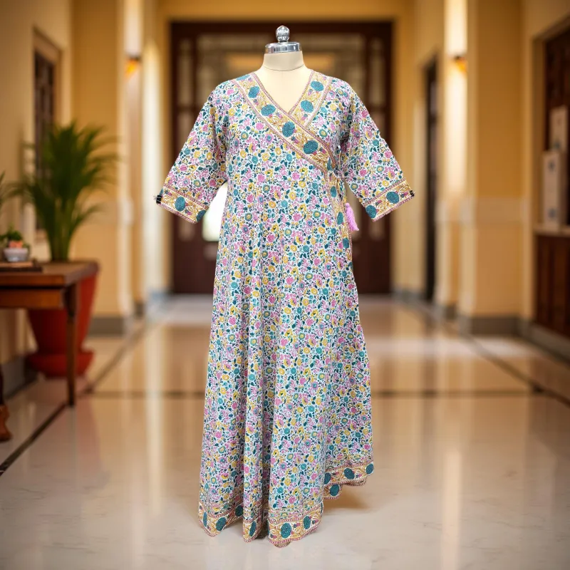 Cotton Jalabiya Dress Priam Crystal 04