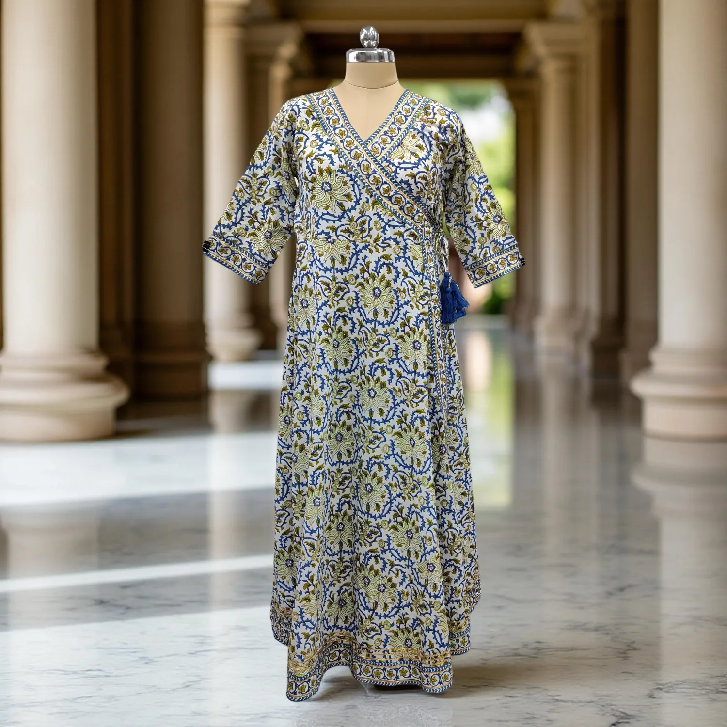 Cotton Jalabiya Dress Priam Crystal 03