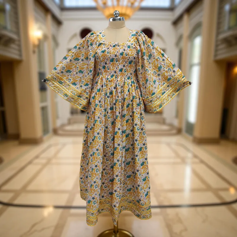 Cotton Jalabiya Dress Elzina Crystal 02