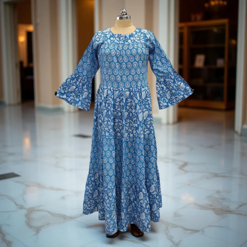 Cotton Jalabiya Dress Moon Crystal 09