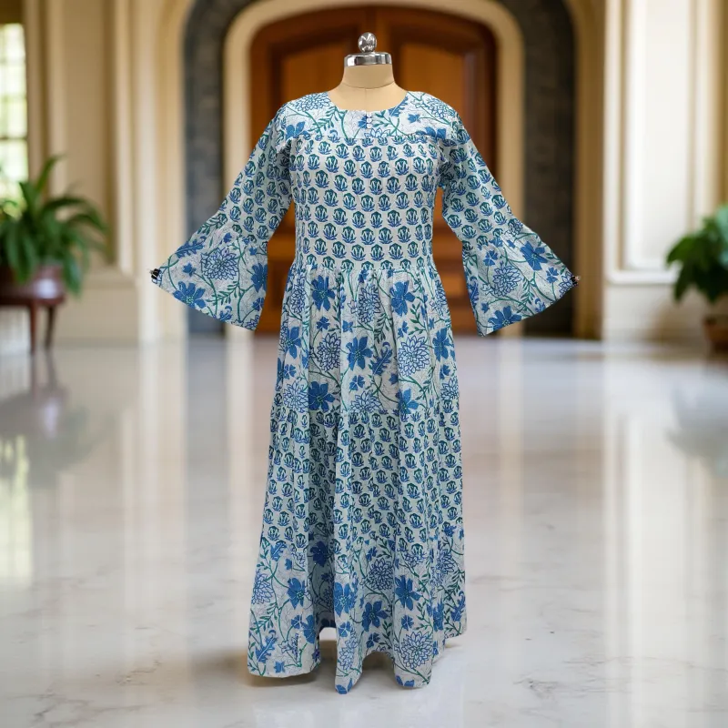 Cotton Jalabiya Dress Moon Crystal 07