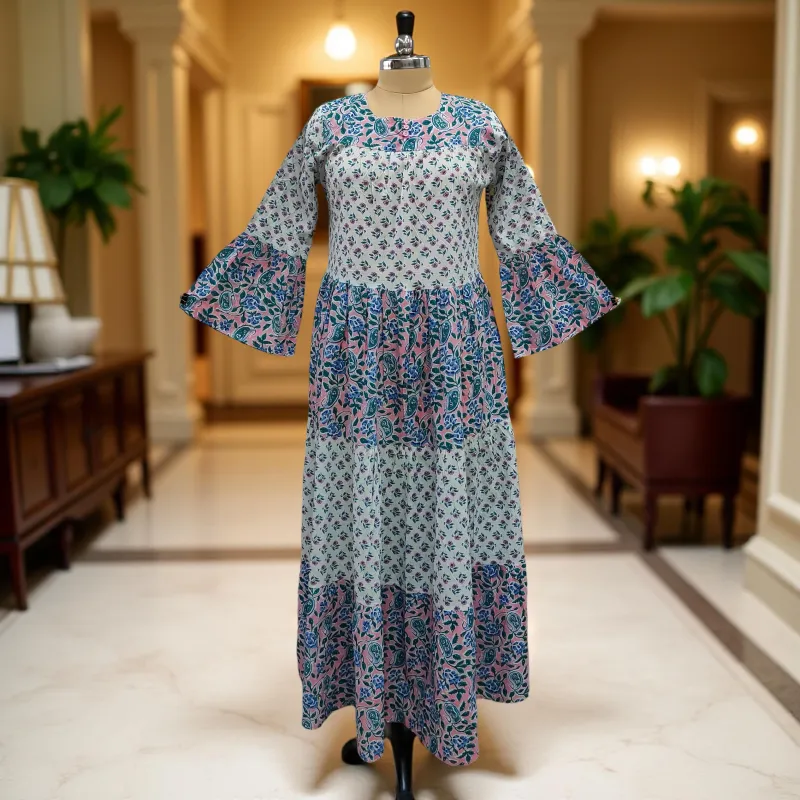 Cotton Jalabiya Dress Moon Crystal 06