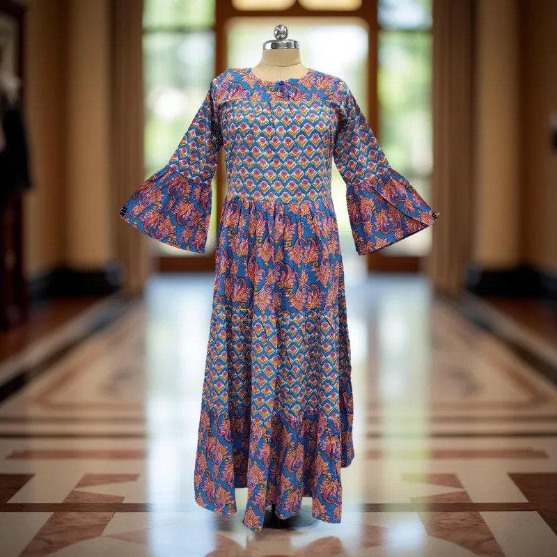 Cotton Jalabiya Dress Moon Crystal 01