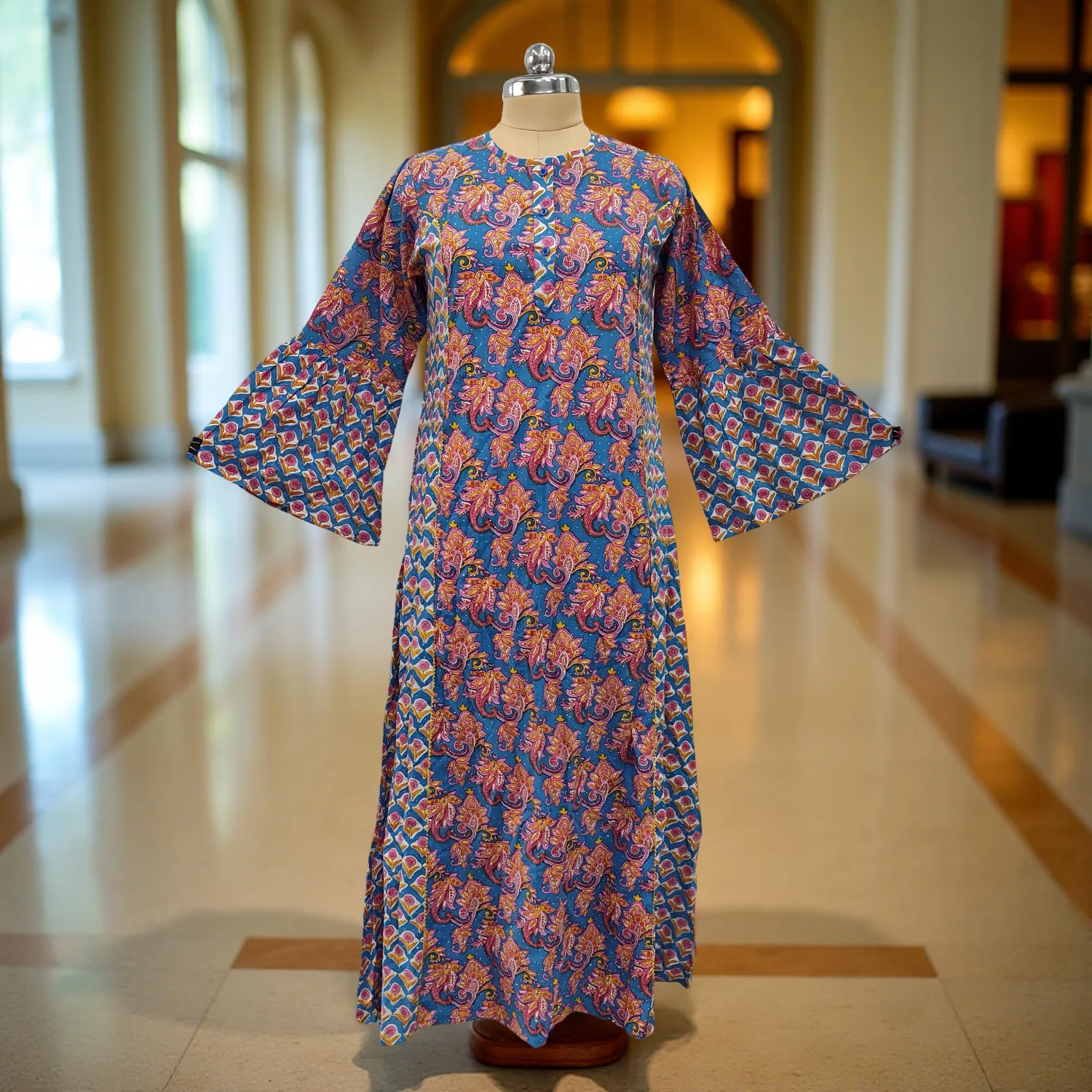 Cotton Jalabiya Dress Marry Crystal 10