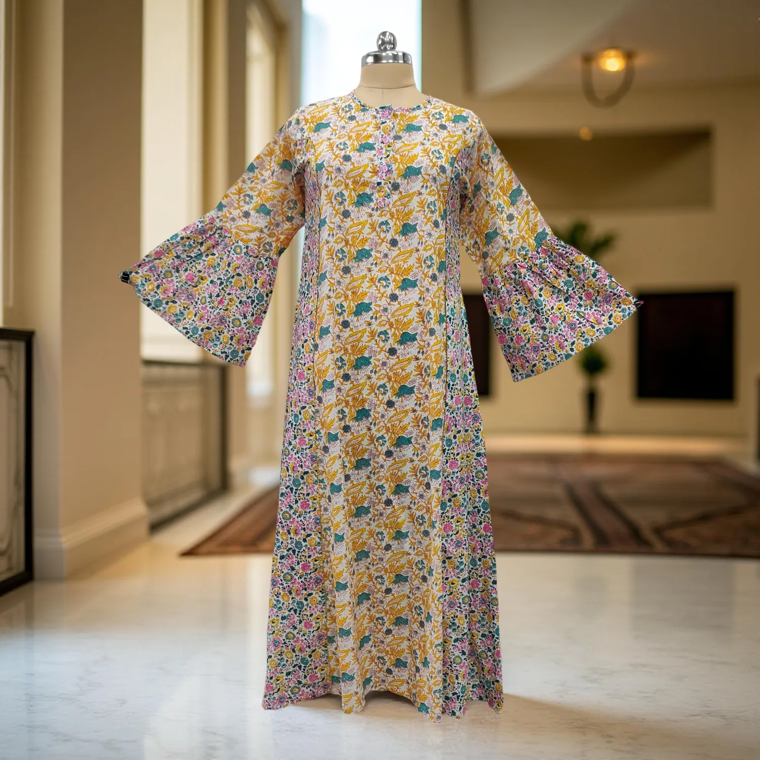 Cotton Jalabiya Dress Marry Crystal 07