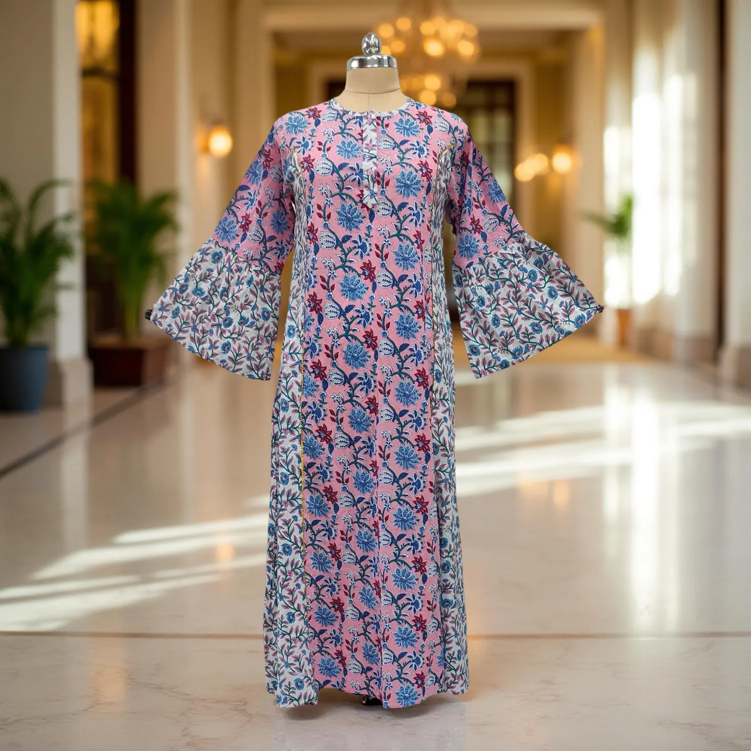 Cotton Jalabiya Dress Marry Crystal 02