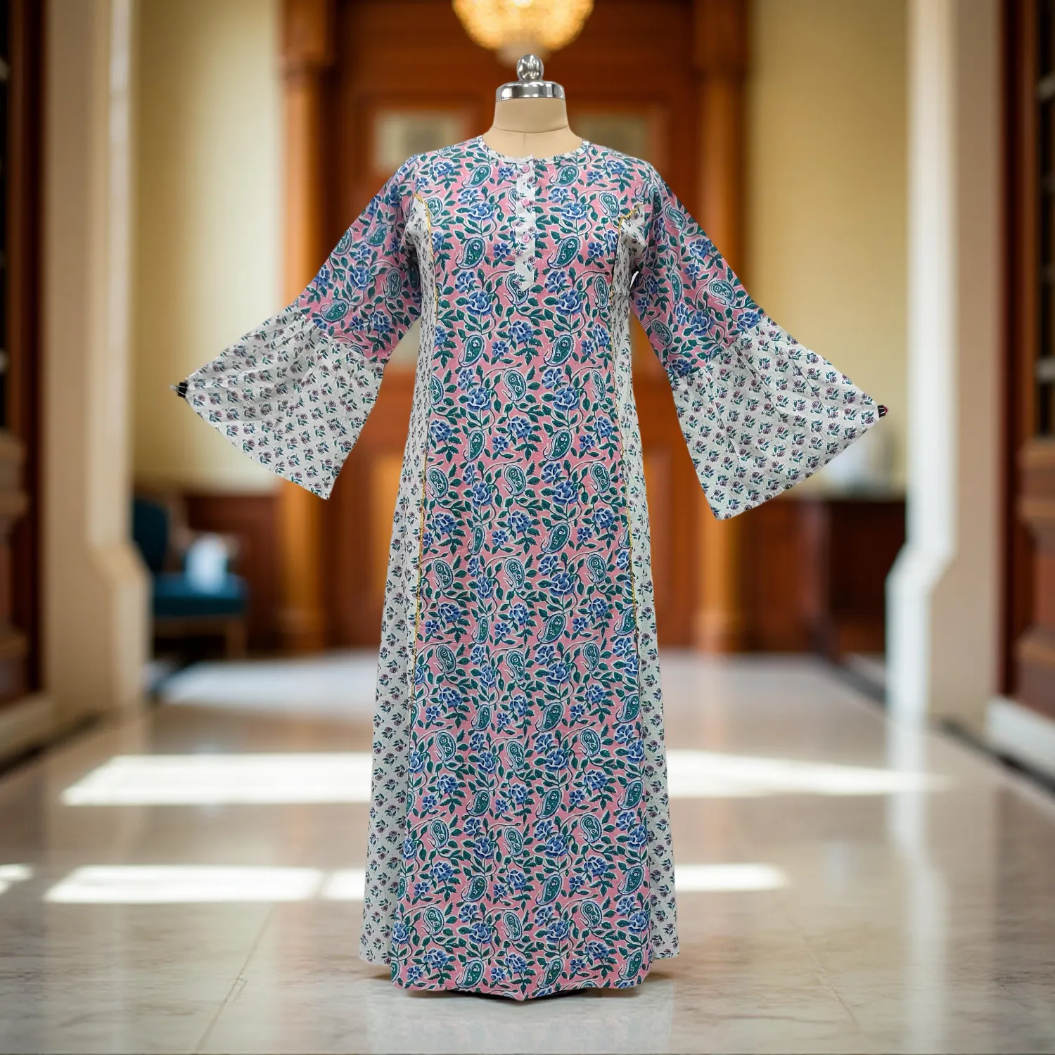 Cotton Jalabiya Dress Marry Crystal 06