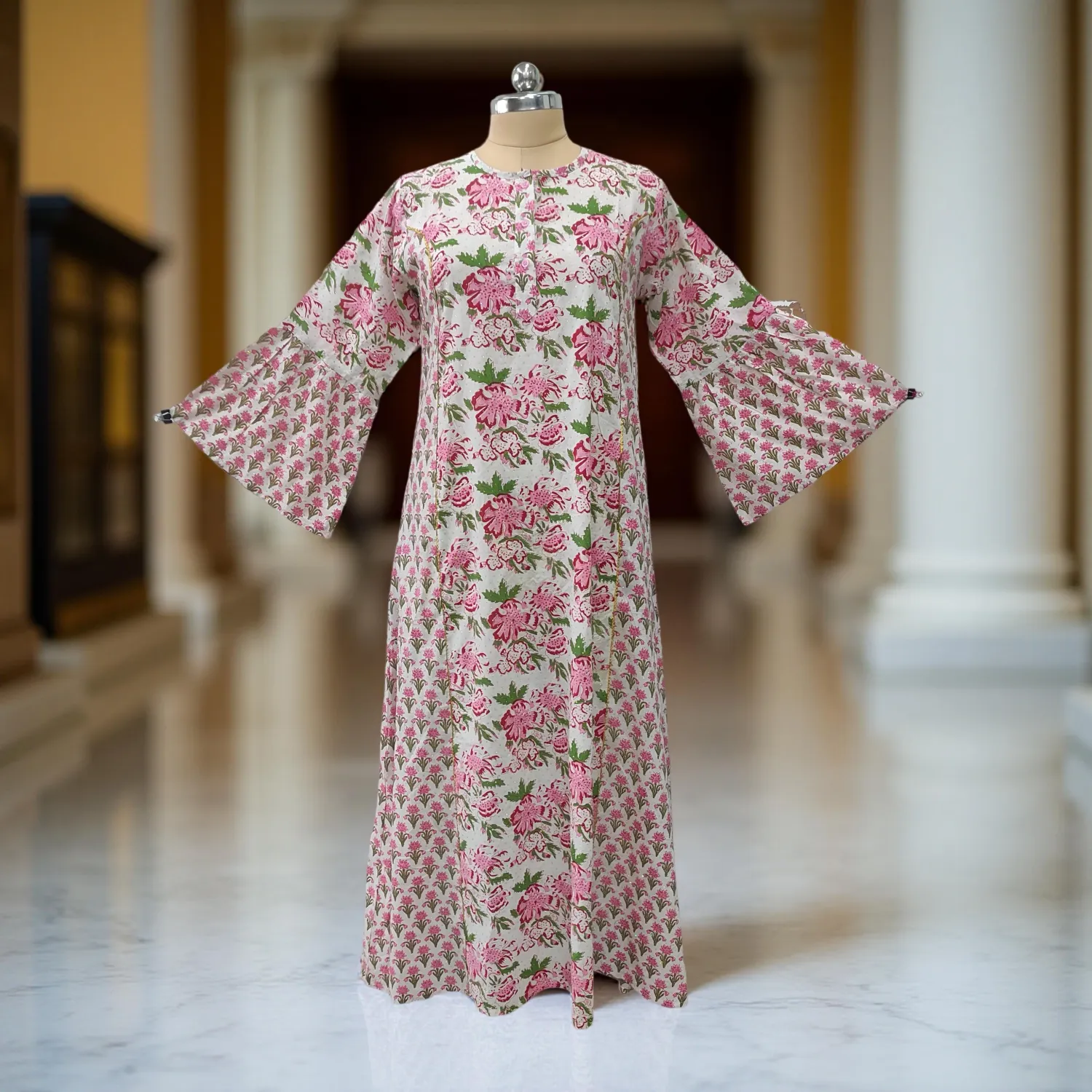 Cotton Jalabiya Dress Marry Crystal 04