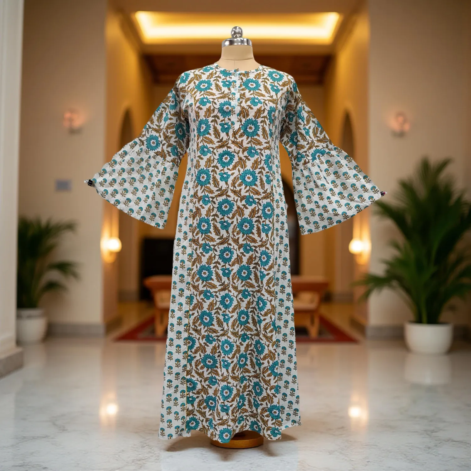 Cotton Jalabiya Dress Marry Crystal 05
