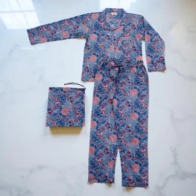 Cotton Long Sleeves Pajama Set 05