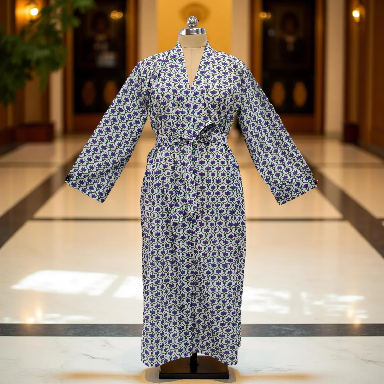 Cotton Jalabiya Dress Kimono 05