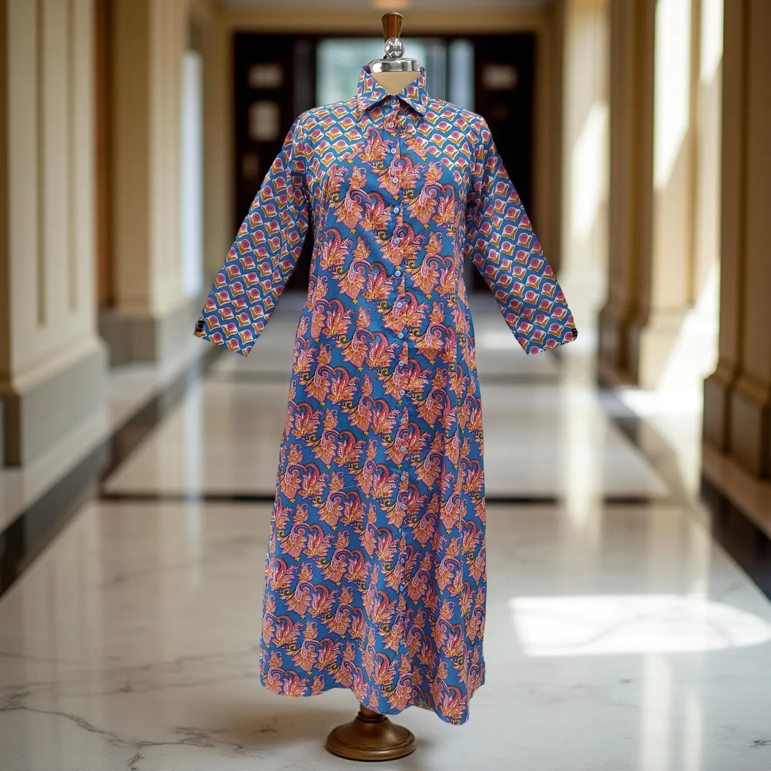Cotton Jalabiya Dress Honey 07