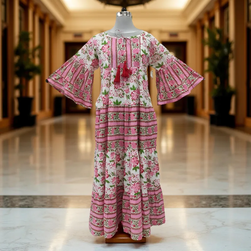 Cotton Jalabiya Dress Gaby Crystal 02