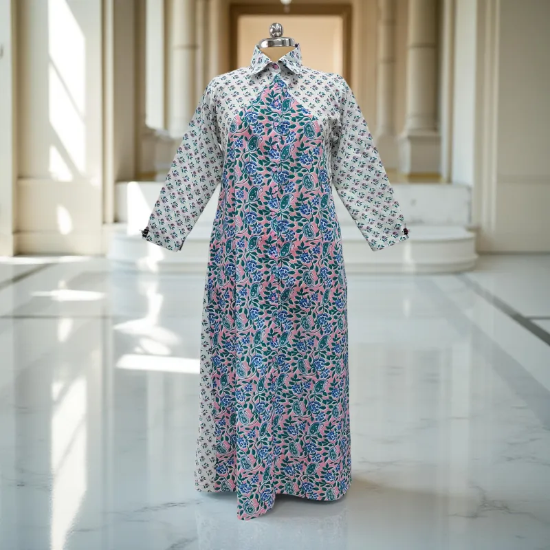 Cotton Jalabiya Dress Honey 06