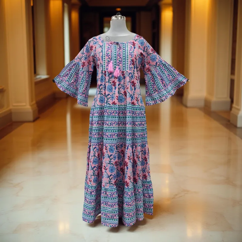 Cotton Jalabiya Dress Gaby Crystal 04