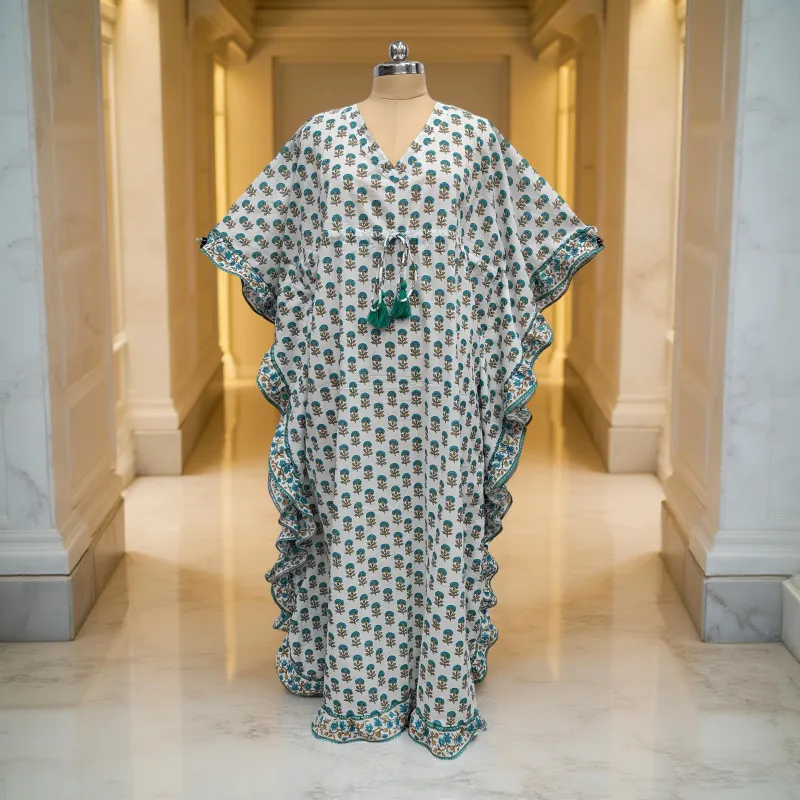 Cotton Jalabiya Dress Farasha Kaftan 02
