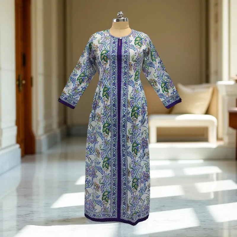 Cotton Jalabiya Dress Bhopali Crystal 04