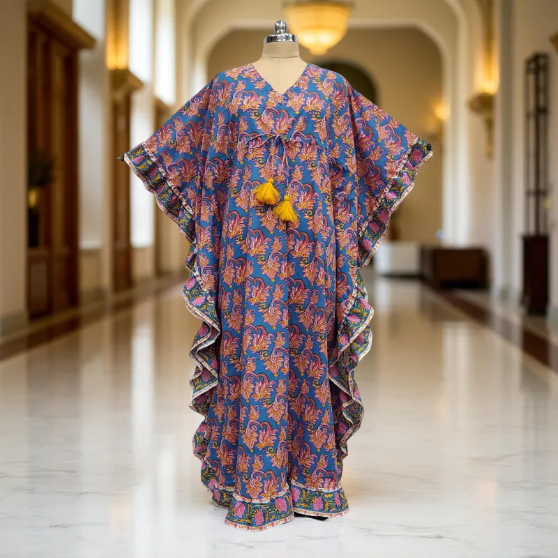 Cotton Jalabiya Dress Farasha Kaftan 04