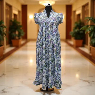 Cotton Jalabiya Dress Amani Crystal 04