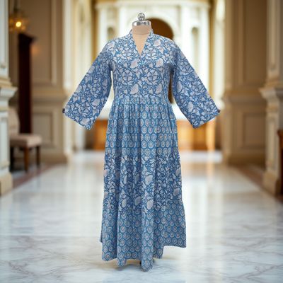 Cotton Jalabiya Dress Maldives Crystal 08