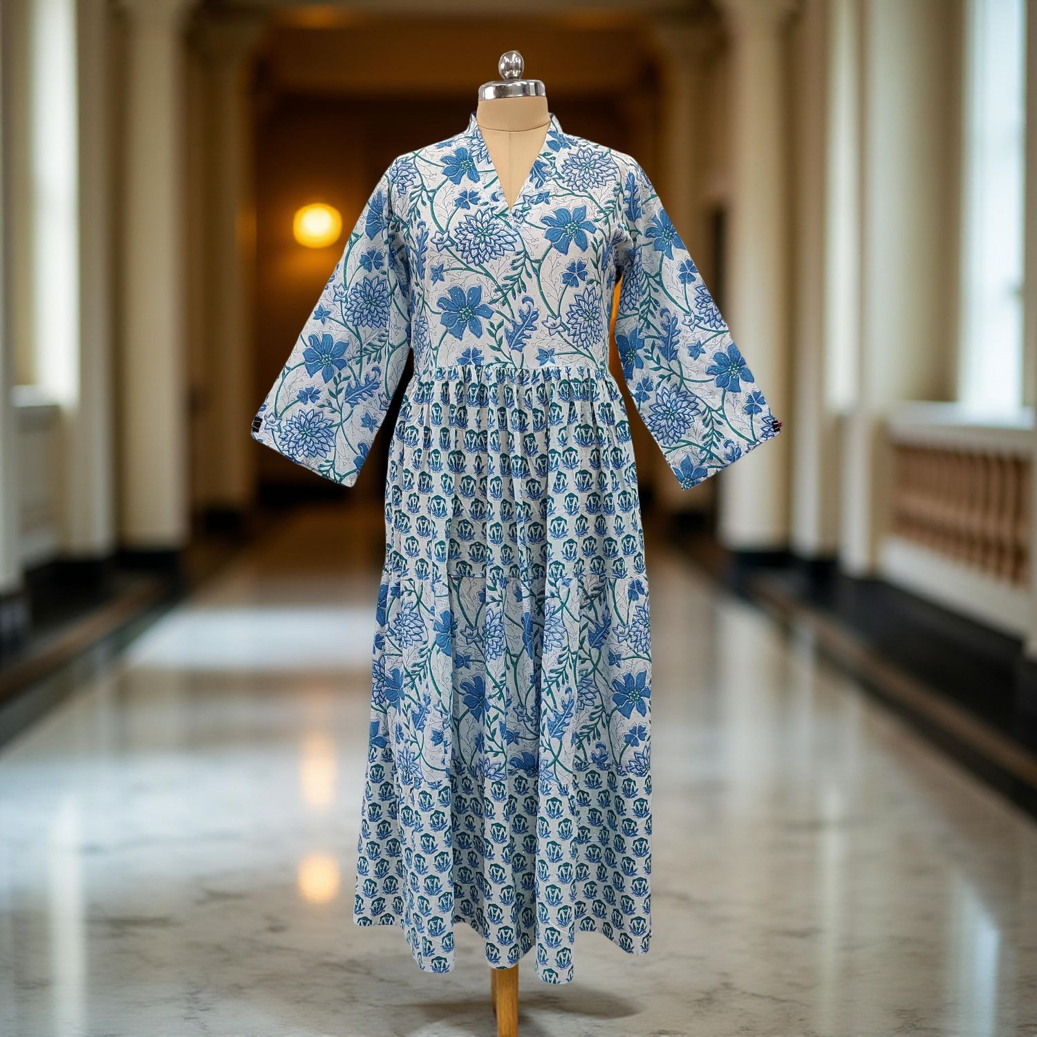 Cotton Jalabiya Dress Maldives Crystal 10