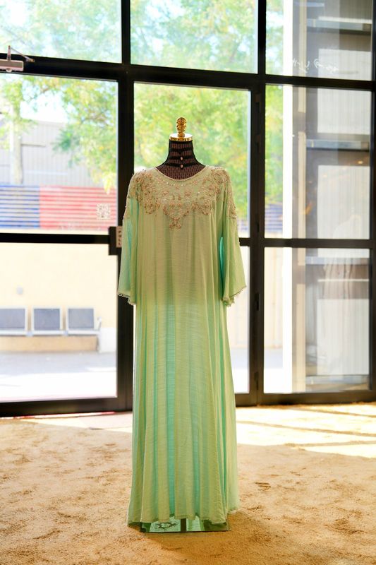 L/XL Special Dress Pearls With Embroidery Length 54&quot;