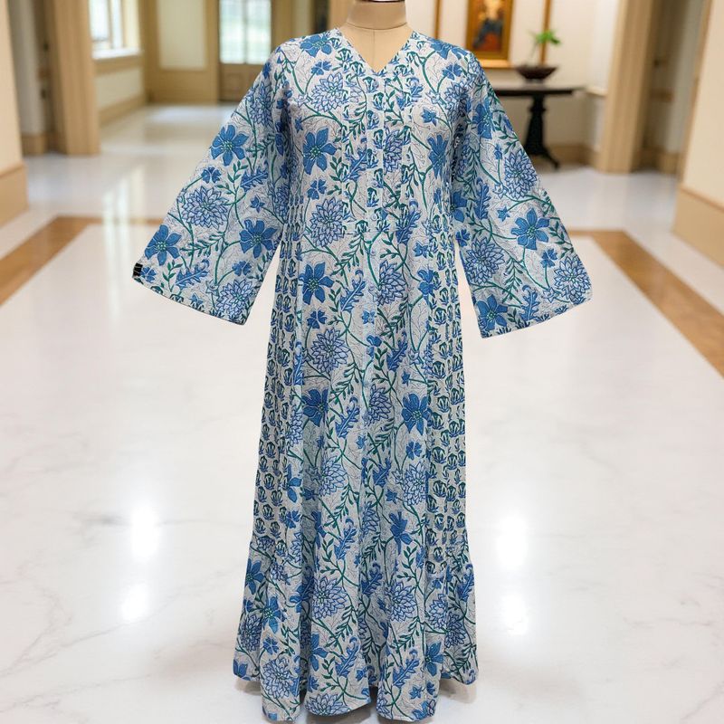 Cotton Jalabiya Dress Tulip Crystal 05