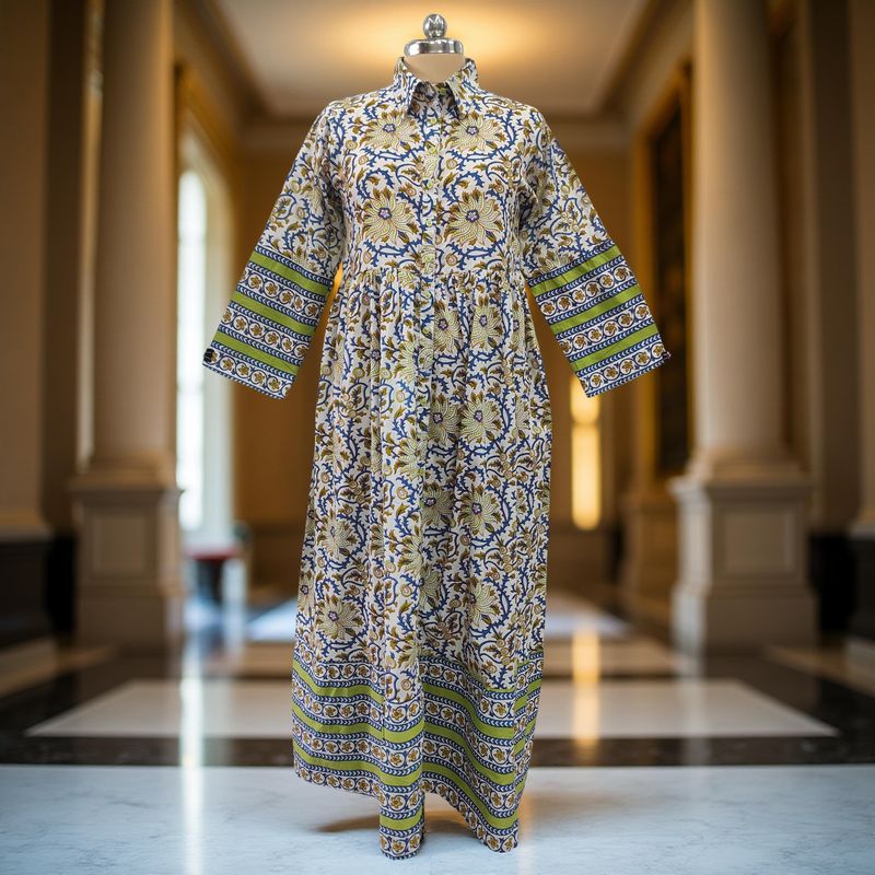 Cotton Jalabiya Dress Ana 01