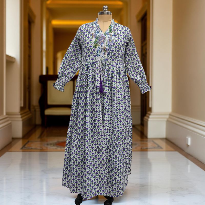 Cotton Jalabiya Dress Fahima 09