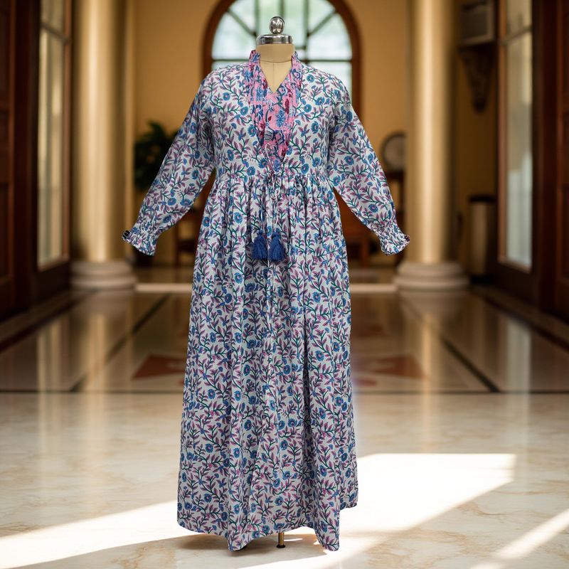 Cotton Jalabiya Dress Fahima 07