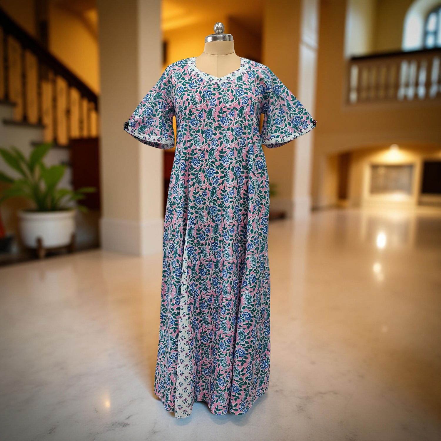 Cotton Jalabiya Dress Marya 02