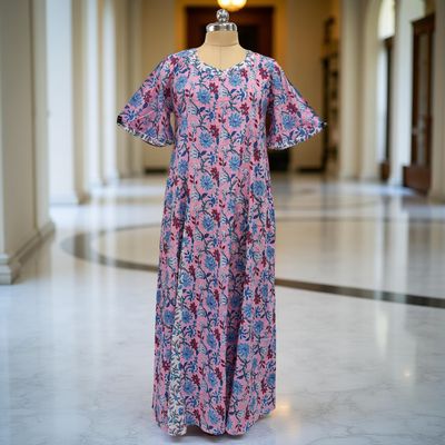 Cotton Jalabiya Dress Ariya Crystal 04