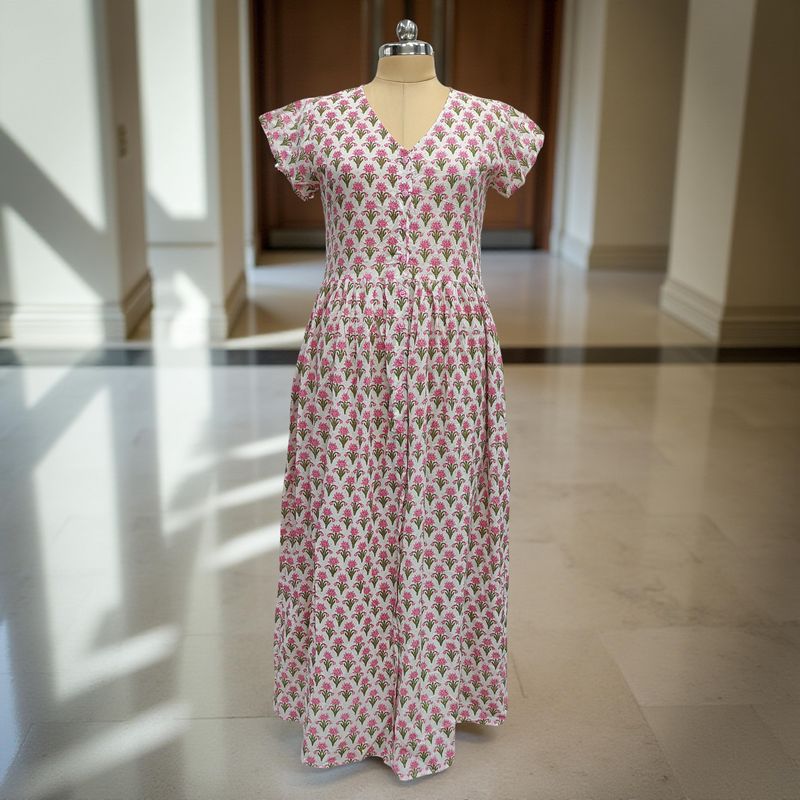 Cotton Jalabiya Dress Precious Crystal 06