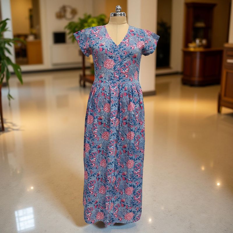 Cotton Jalabiya Dress Precious Crystal 07