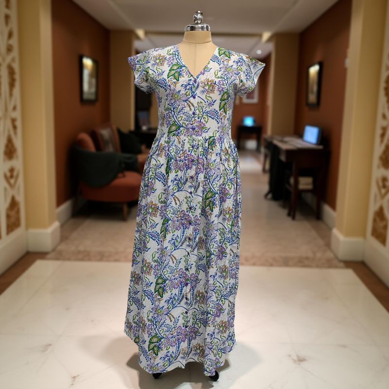 Cotton Jalabiya Dress Precious Crystal 09