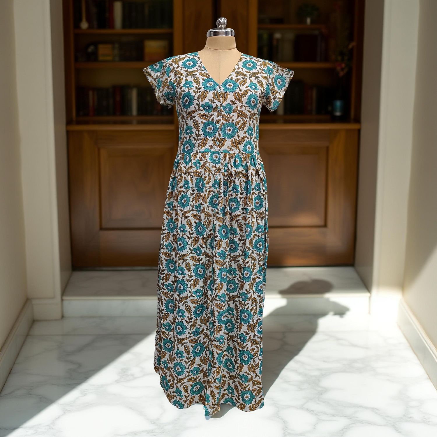 Cotton Jalabiya Dress Precious Crystal 02
