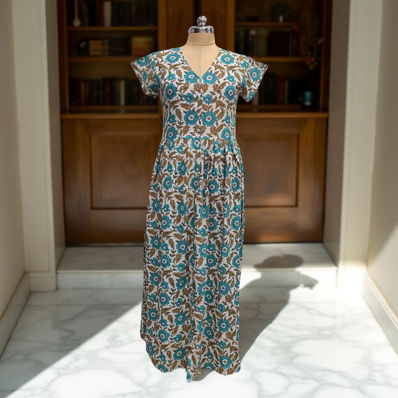 Cotton Jalabiya Dress Precious Crystal 02