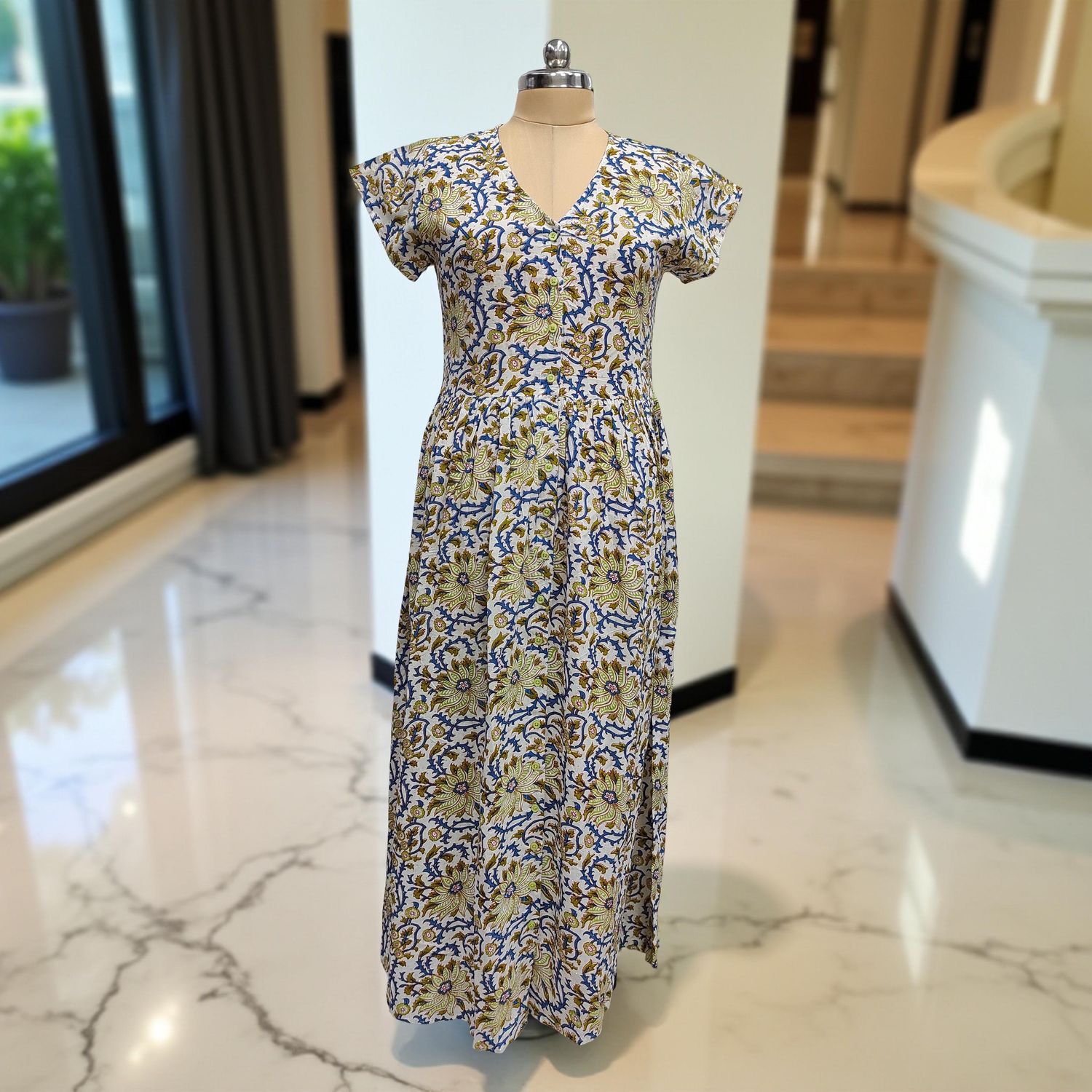 Cotton Jalabiya Dress Precious Crystal 03
