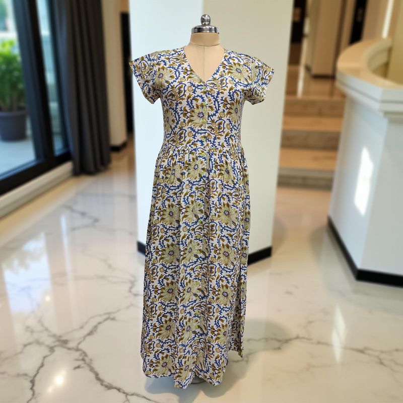 Cotton Jalabiya Dress Precious Crystal 03